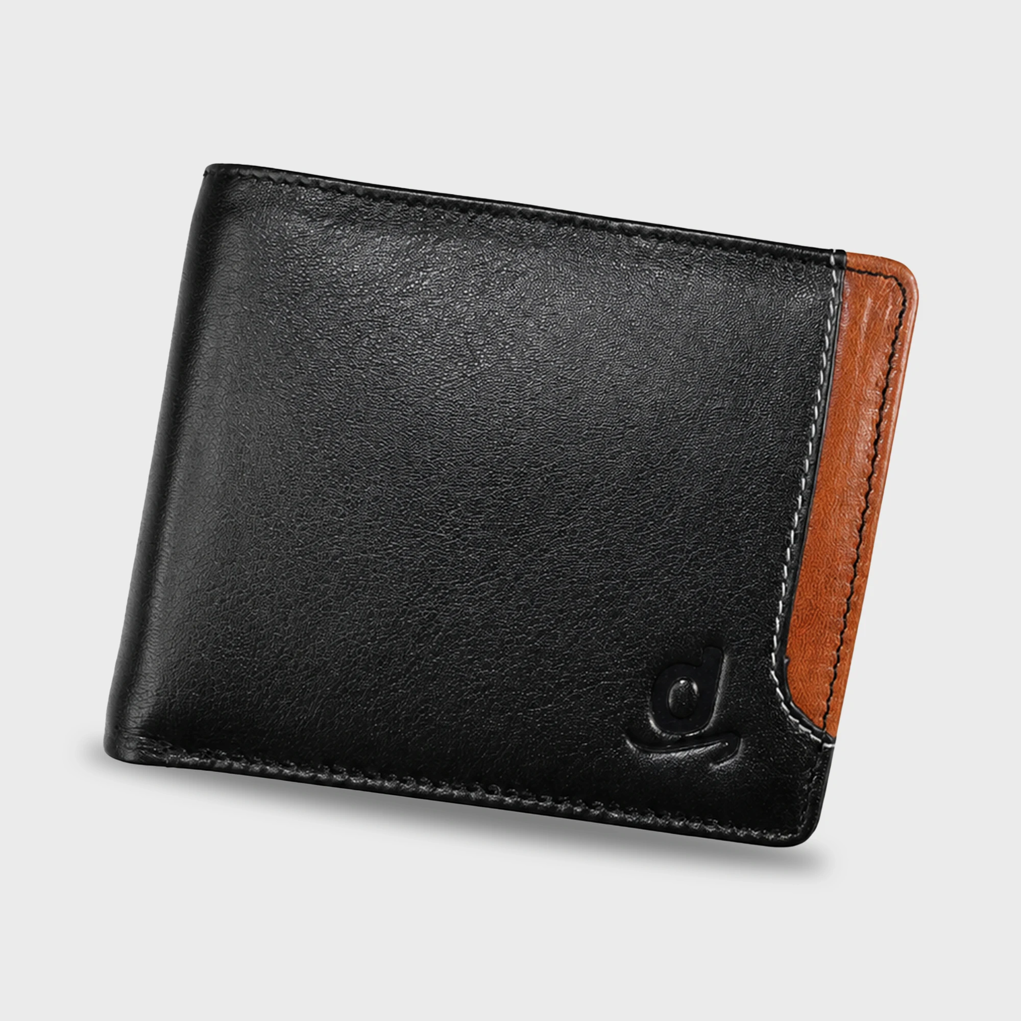 Rovex Bifold Leather Wallet Black - DWR401B